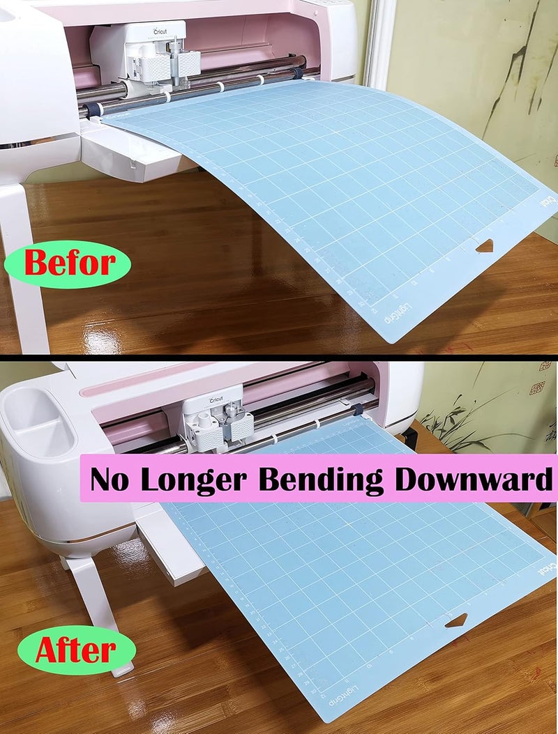 onten Extension Tray Compatible with Cricut Maker 4 / Maker3 / Maker and Explore Air 4 / Air3 / Air2 / Air,Cutting Mat Extender Support for Maker and Explore Air Series (Pink) - Image 3